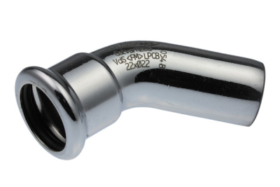 Carbon steel Press curves 45° with inside and outside sleeve