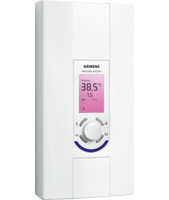 Siemens/Bosch Durchlauferhitzer DE1518628M Exclusiv - Elektronisch Gesteuert 15/18 KW mit auqaStop
