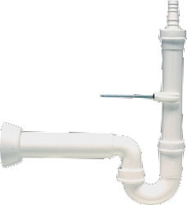 Siphon für Waschmaschine weiss Kunststoff DN 50