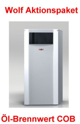 Wolf oil condensing heating Special COB-40 with heating circuit and storage connection 8906347F07