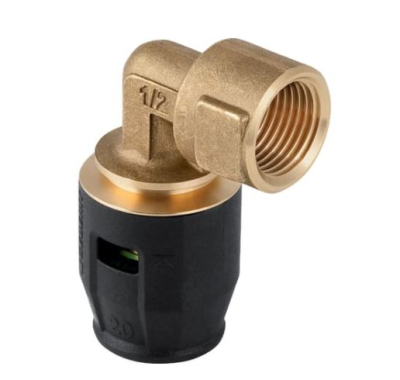 Geberit PushFit Transitions angular shape with inner thread