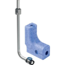 Geberit FlowFit Metal pipe connection bend 20mm 3/4" with insulation box, length: 1000mm