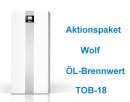 Wolf Brennwerttherme TOB-18 mit Bedienmudul BM-2 Aktionspaket 890614CF01